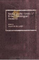 Essays on the history of British sociological research（1985 PDF版）