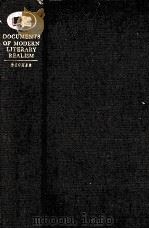 Documents of modern literary realism（1963 PDF版）
