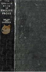 The London book of English prose（1931 PDF版）