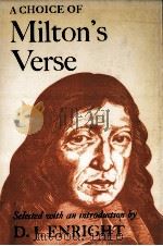 A choice of Milton's verse（1975 PDF版）