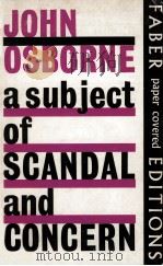A subject of scandal and concern（1964 PDF版）