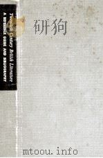 Twentieth century British literature : a reference guide and bibliography（1968 PDF版）