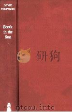 Break in the sun（1965 PDF版）