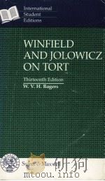 Winfield And Jolowicz On Tor 1989 PDF电子版封面