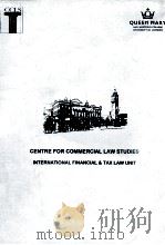Centre for commercial law studies : International financial & tax law unit（ PDF版）