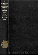 An introduction to a mathematical treatment of economics（1967 PDF版）