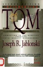 Implementing TQM : competing in the nineties through total quality management（1992 PDF版）