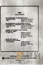 Labor : Articles and Papers（1961 PDF版）