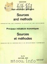 MAIN ECONOMIC INDICATORS : Sources and Methods（1975 PDF版）
