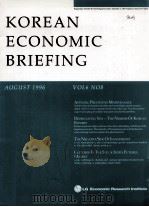 Korean economic briefing 1996 PDF电子版封面 Inhyung lee