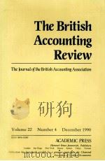 The British accounting review : the journal of the British accounting association（1990 PDF版）