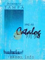 the university of tampa : catalog 1992-1993（1922 PDF版）