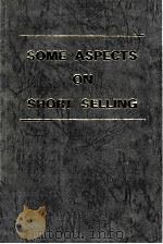 Some aspects on short sellin（1989 PDF版）
