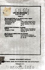 Land and agriculture : Articles and paper（1961 PDF版）