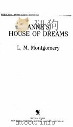 Anne's house of dreams 1992 PDF电子版封面 L.M.Montgomery