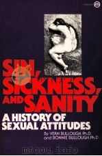 SIN SICKNESS AND SANITY 1977 PDF电子版封面 0452007941