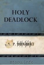 Holy deadlock（1949 PDF版）