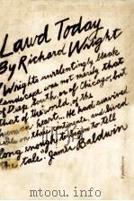 Lawd today 1965 PDF电子版封面 Wrichard Wright