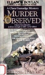Murder observed（1993 PDF版）