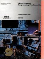 OBJECT-ORIENTED PROGRAMMING FUNDAMENTALS（1992 PDF版）