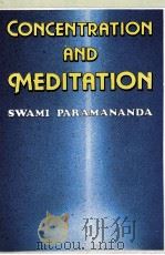 CONCENTRATION AND MEDITATION PDF电子版封面