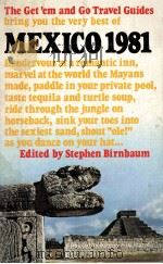 Mexico 1981:the get 'em and go travel guides（1980 PDF版）