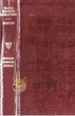 Water resource development:The economics of project evaluation（1958 PDF版）