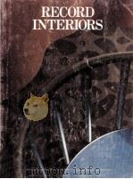 Record interiors（1986 PDF版）