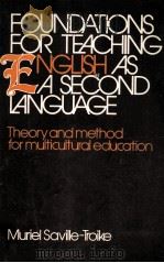 Foundations for teaching English as a second language（1976 PDF版）