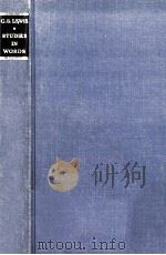 Studies in words  2nd ed（1967 PDF版）