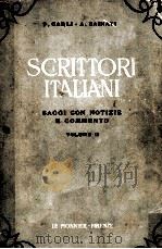 SCRITTORI ITALIANI 1959 PDF电子版封面