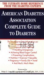 AMERICAN DIABETES ASSOCIATION COMPLETE GUIDE TO DIABETES（1996 PDF版）