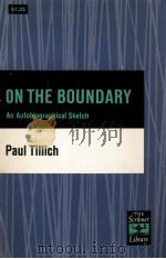 ON THE BOUNDARY 1966 PDF电子版封面