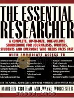THE ESSENTIAL RESEARCHER 1993 PDF电子版封面 0062730401
