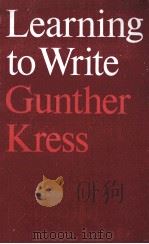 LEARNING TO WRITE（1982 PDF版）