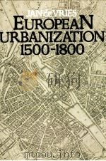 EUROPEAN URBANIZATION 1500-1800（1984 PDF版）