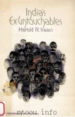 INDIA'A EX-UNTOUCHABLES（1964 PDF版）