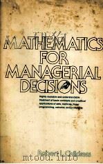 MATHEMATICS FOR MANAGERIAL DECISIONS（1974 PDF版）