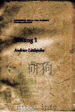 WRITING 1 ANDRES LITTLEJOBN 1991 PDF电子版封面 ANDRES LITTLEJOBN