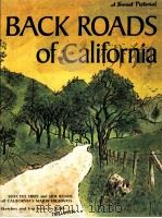 BACK ROADS OF CALIFORNIA 1971 PDF电子版封面