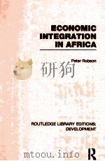 ECONOMIC INTEGRATION IN AFRICA  VOLUME 54（1968 PDF版）