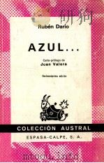 Azul …:Decimos?eptima ed 1977 PDF电子版封面 Ruben Dario