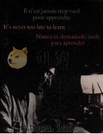 Il n'est jamais trop tard pour apprendre it's never too late to learn（1982 PDF版）