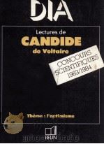 lectures de candide de voltaire theme:l'optimisme（1982 PDF版）