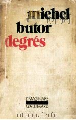 degres 1960 PDF电子版封面 Michel Butor
