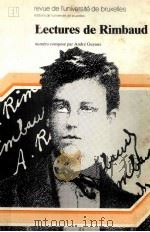 lectures de rimbaud（1982 PDF版）
