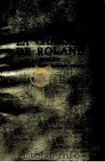la chanson de roland（1935 PDF版）