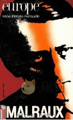europe revue litteraire mensuelle:andre malraux（1989 PDF版）