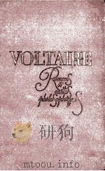 VOLTAIRE ROMANS ET CONTES PHICOSOPHIQUES（1964 PDF版）