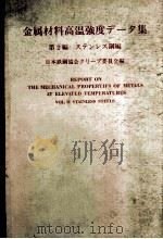 金属材料高温强度数据集 第2编（不锈钢编）：日文（昭和50.10 PDF版）